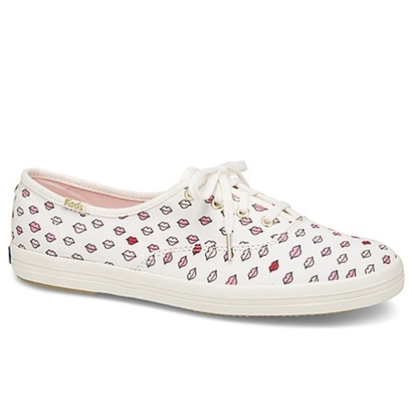 kate spade | Shoes | Keds Kate Spade Champion Sneakers Lips Kiss | Poshmark